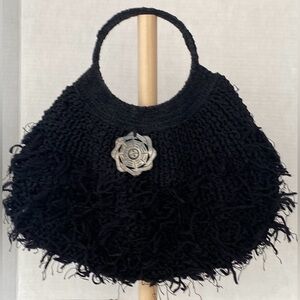 NWOT! Black handmade Boutique Purse